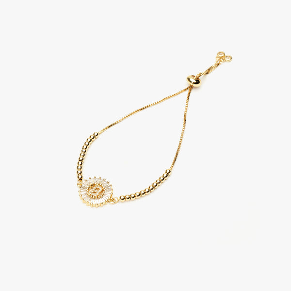 Micro Baguette Adjustable Bracelet