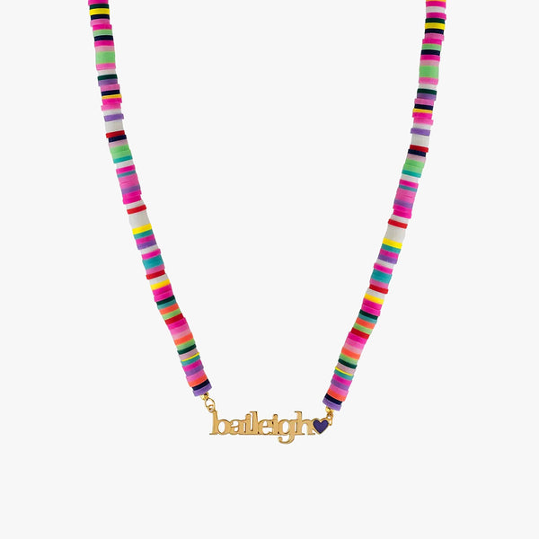 Candy Land Name Plate Necklace