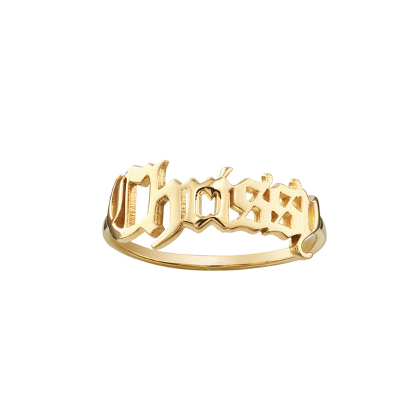 Old English Name Ring